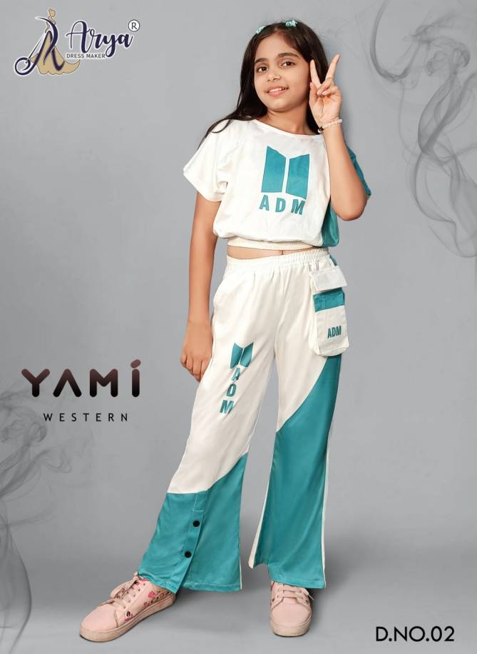 Yami By Arya Lycra Western Girls Wear Catalog